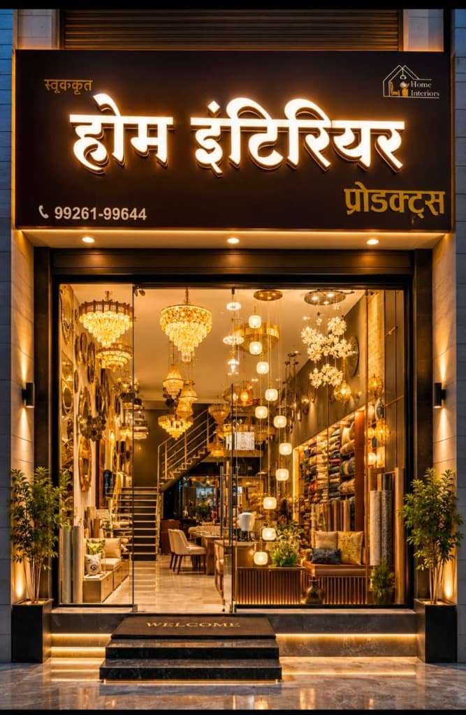 Khoobsurat Home Interior Products shop front